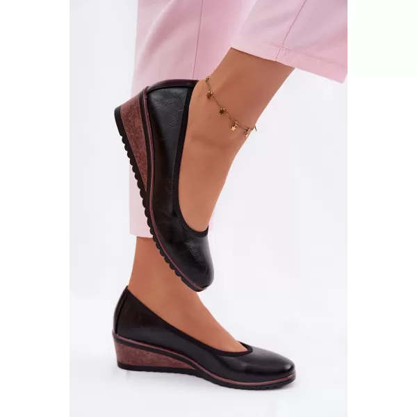  Dámske poltopánky VINCEZA 58628 BLACK 
