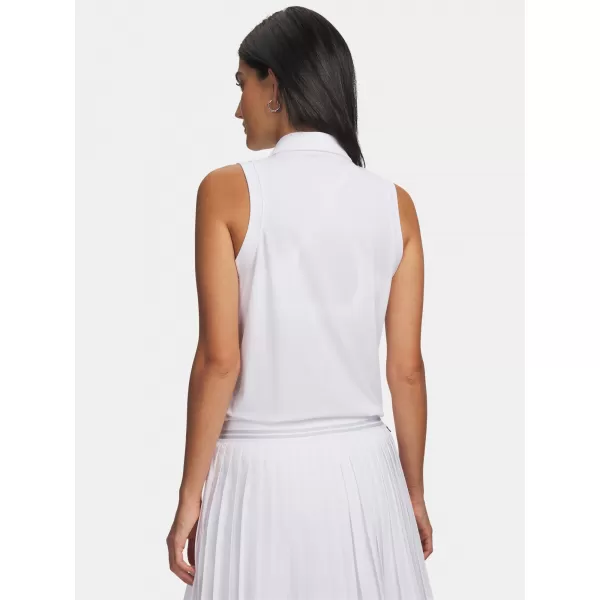  Dámske tielko UNDER ARMOUR UA ARMOURDRY SL POLO 6009804-100 BIELA 