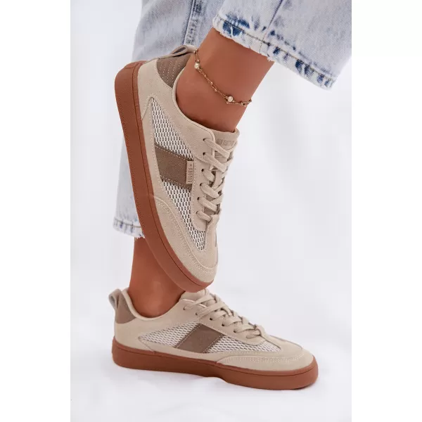  Dámske tenisky BIG STAR SHOES TT274759 BEIGE 