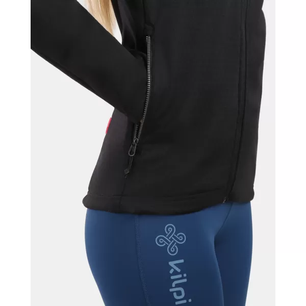  Dámska fleece mikina KILPI SEVELEN-W 1L0203KI ČIERNA 