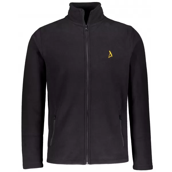  Pánska fleece mikina ALTISPORT ALM002852 ČIERNOZLATÁ 