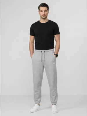 Pánske nohavice 4F WMM00TTROM1673 COLD LIGHT GREY MELANGE
