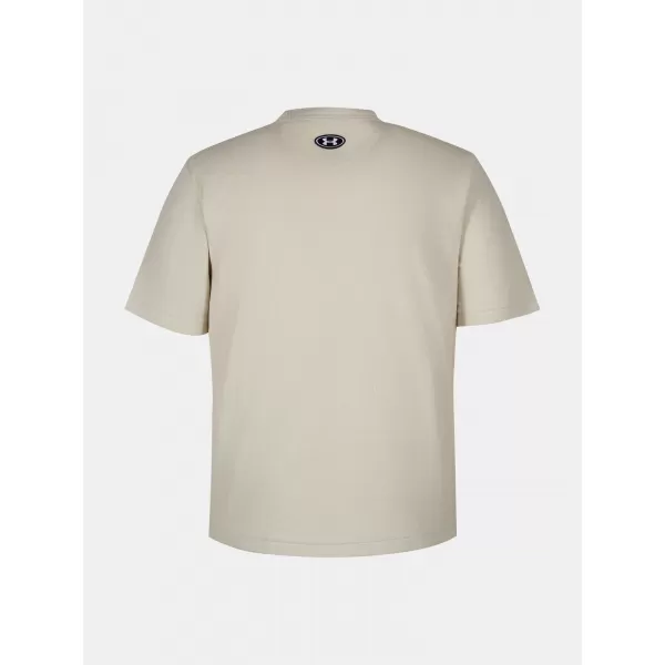  Pánske tričko UNDER ARMOUR ICON SW TERRY SS 6009441-110 BIELA 
