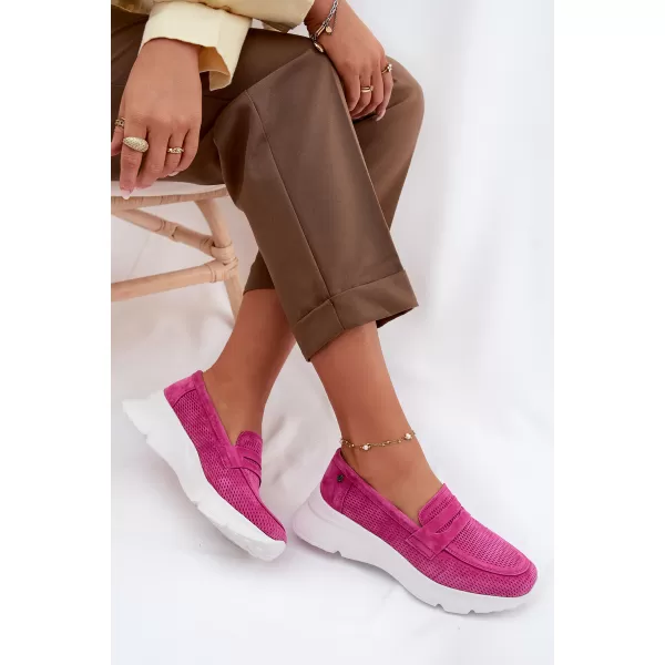  Dámske mokasíny VINCEZA 79626 FUCHSIA 