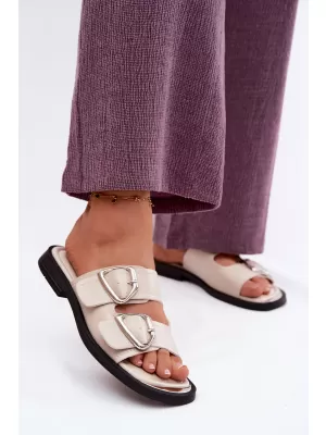 Dámske šľapky VINCEZA 62304 BEIGE