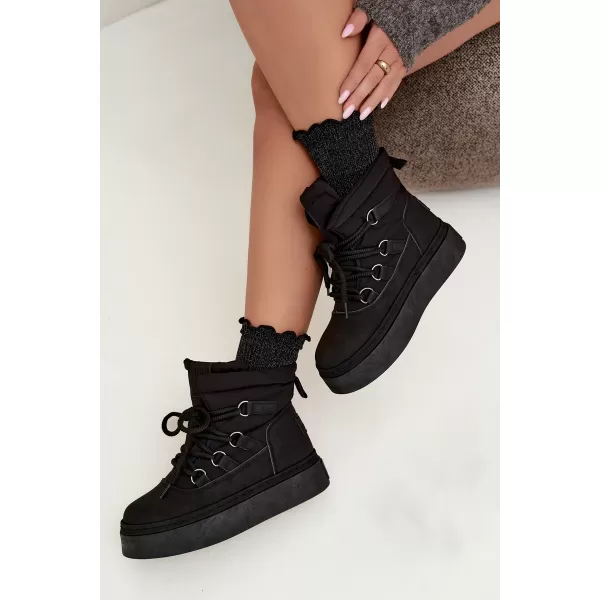  Dámske snehule BIG STAR SHOES UU274189 BLACK 