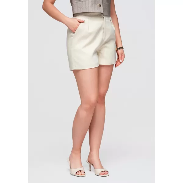  Dámske kraťasy OMBRE OW-ST-E0010 BEIGE 