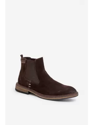 Pánske členkové topánky BIG STAR SHOES OO174155 BROWN/BEIGE