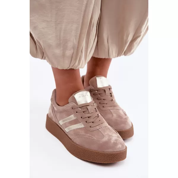  Dámske tenisky D&A LR62-7107 BROWN 