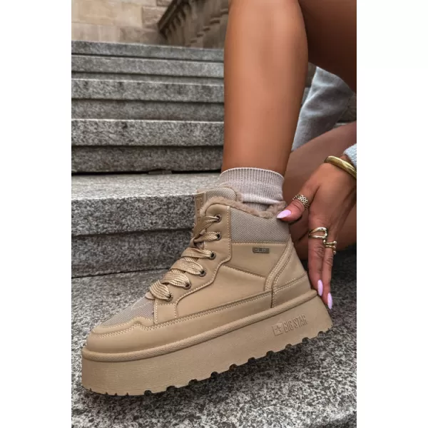  Dámske snehule BIG STAR SHOES UU274166 BEIGE 