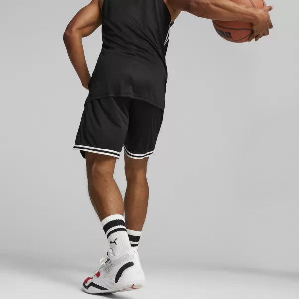  Pánske kraťasy PUMA HOOPS TEAM GAME SHORT 676629-01 PUMA BLACK 