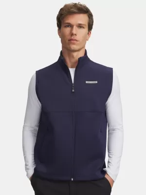 Pánska vesta UNDER ARMOUR UA DRIVE PRO HYBRID VEST 6009747-410 MODRÁ