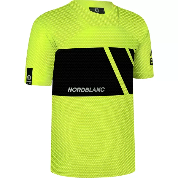  Pánske funkčné cyklo tričko NORDBLANC MUD NBSMF8083 ŽIARIVO ŽLTÁ 