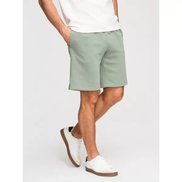  Pánsky set kraťas OMBRE Z125 BEIGE/LIGHT GREEN 