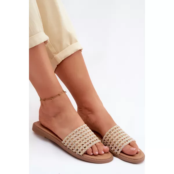  Dámske šľapky BOTO 26SD98-9832 BEIGE 