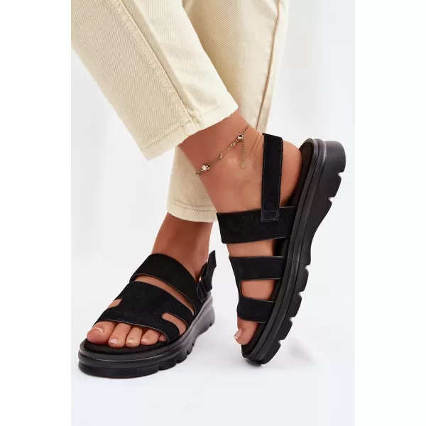  Dámske sandále BIG STAR SHOES TT274484 BLACK 