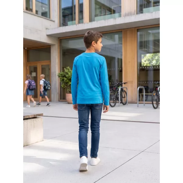  Detské tričko ALPINE PRO ECCO 2 NEÓN ATOMIC BLUE VARIANT PA 
