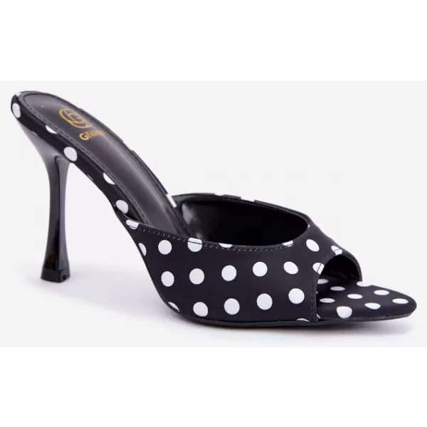  Dámske šľapky BOTO SQC-295 BLACK ČIERNA 