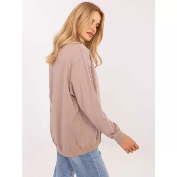  Dámska mikina BASIC FEEL GOOD RV-BL-5185.79P DARK BEIGE 