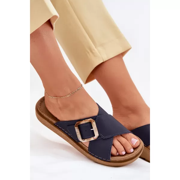  Dámske šľapky INBLU ED0003IU BLUE 