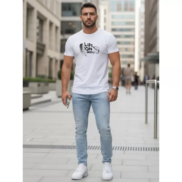  Pánske tričko DSTREET NX5016R-WH BIELA 