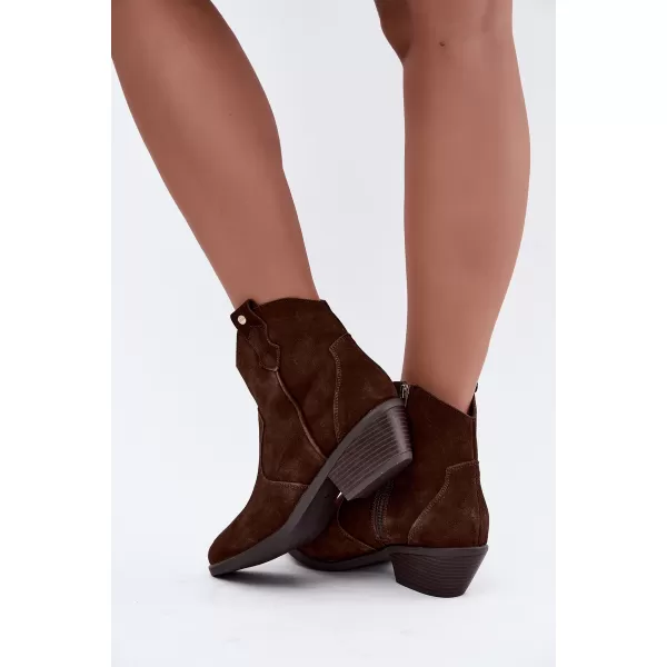  Dámske členkové topánky BIG STAR SHOES SS274463 HNEDÁ 
