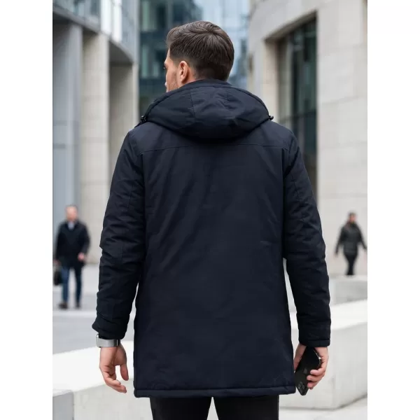  Pánska bunda DSTREET TX5106 TMAVO MODRÁ 
