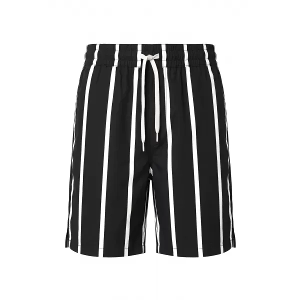  Pánske šortky URBAN CLASSICS TB8430-00826 BLACK/WHITE 