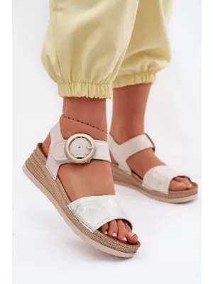Dámske sandále INBLU RV000013 BEIGE