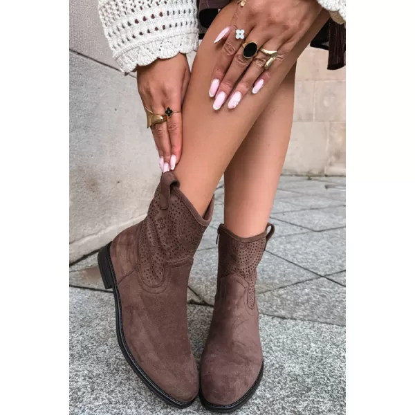  Dámske čižmy S.BARSKI HY62-8125 BROWN 