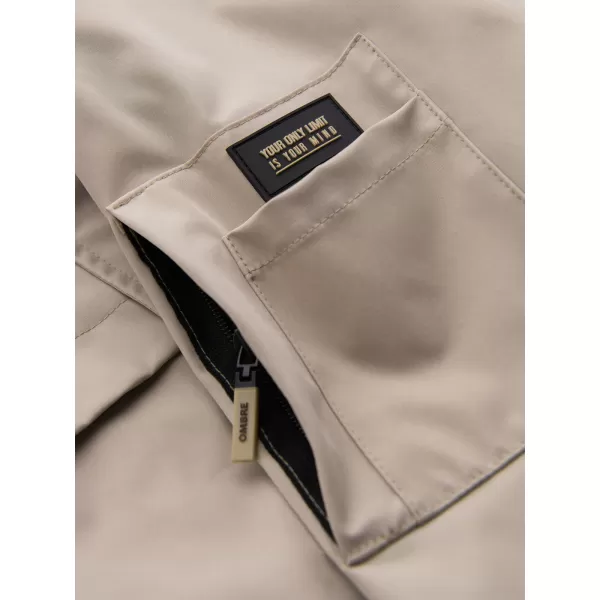  Pánska bunda OMBRE C586 BEIGE 
