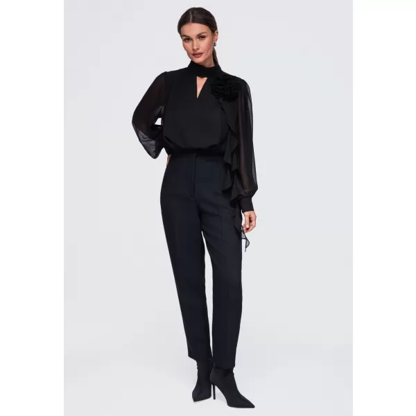  Dámska blúzka OMBRE OW-TS-E0085 BLACK 