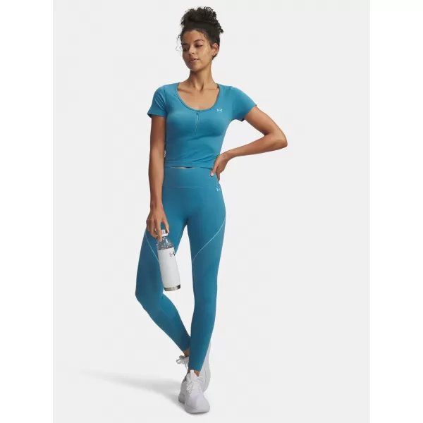  Dámske legíny UNDER ARMOUR VANISH SEAMLESS LEGGING 6000646-466 MODRÁ 