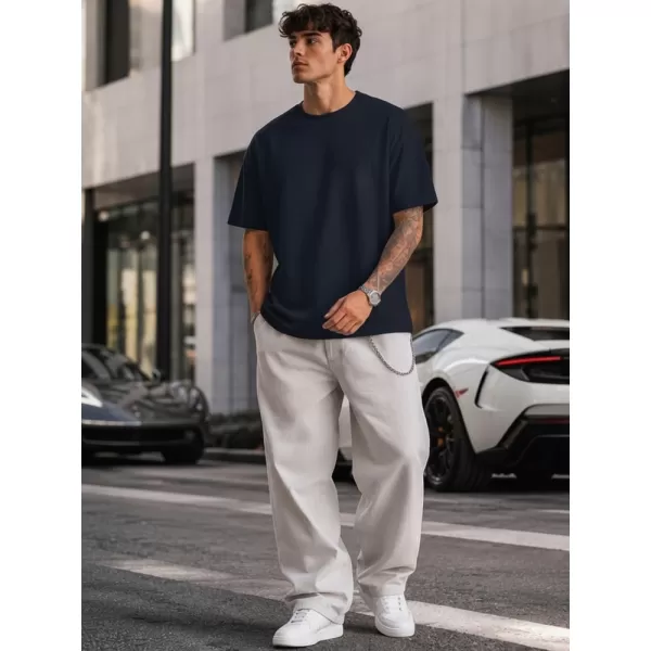  Pánske tričko DSTREET RX5684 TMAVO MODRÁ 