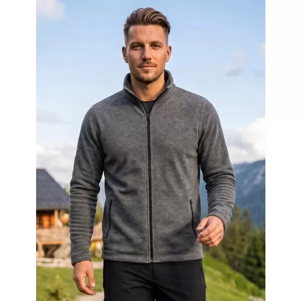  Pánska micro fleece mikina MALFINI FACTOR 852 ČIERNY MELÍR 