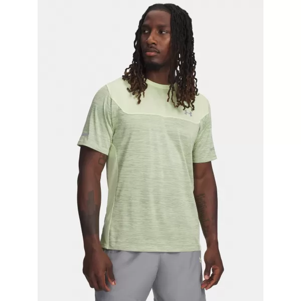  Pánske tričko UNDER ARMOUR TECH UTILITY SS 6004965-391 ZELENÁ 