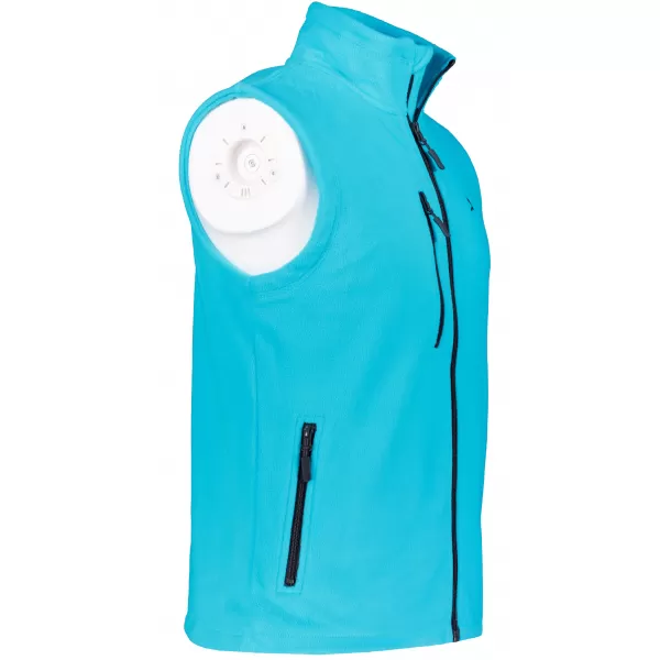  Pánska fleece vesta ALTISPORT ALM002525 TYRKYSOVÁ 