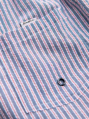 Pánske kraťasy OMBRE OM-SRSS-0214 MUTED BLUE
