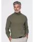 Pánsky rolák OMBRE OM-SWTN-0192 OLIVE
