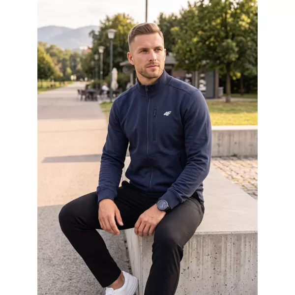  Pánska mikina 4F WMM00TSWSM2547 NAVY 