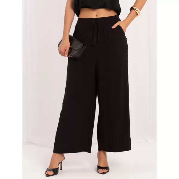  Dámske nohavice SUBLEVEL D73761AG62237L BLACK 