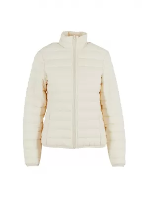 Dámska prešívaná bunda URBAN CLASSICS TB8711-02903 WHITE SAND