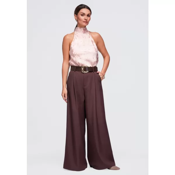  Dámske nohavice OMBRE OW-PA-E0019 BROWN 