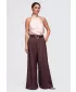 Dámske nohavice OMBRE OW-PA-E0019 BROWN