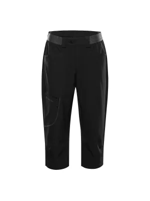 Dámske capri nohavice ALPINE PRO WEDERA 2 BLACK