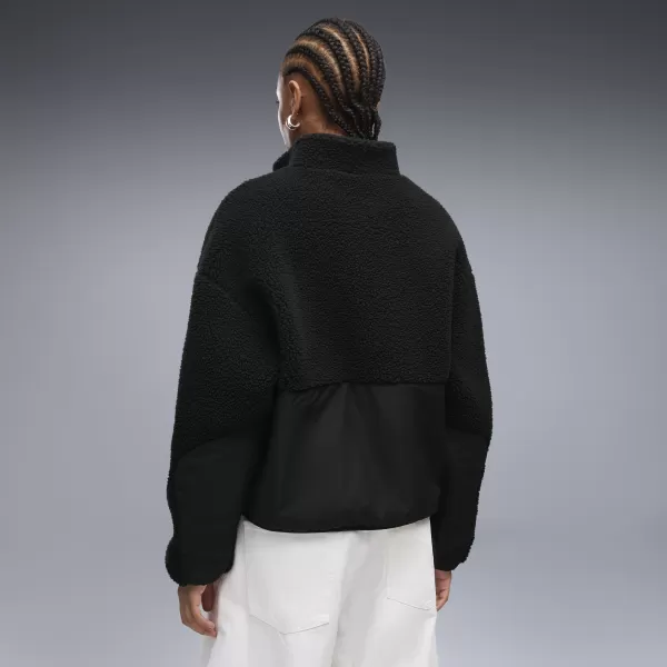  Dámska bunda PUMA RE:FIBRE SHERPA JACKET W 69456701 PUMA BLACK 