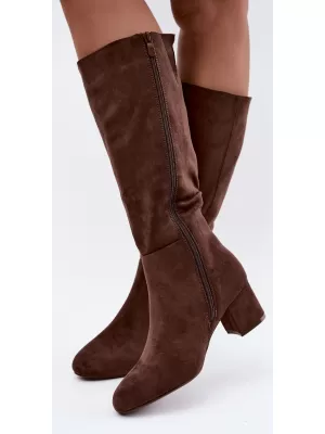 Dámske čižmy S.BARSKI HY62-8131 BROWN