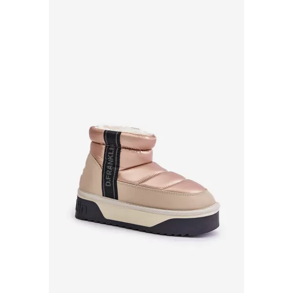  Dámske snehule D.FRANKLIN DFSH371010 BEIGE 