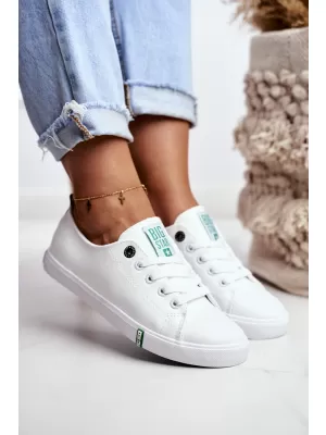 Dámske tenisky BIG STAR SHOES GG274006 WHITE/GREEN