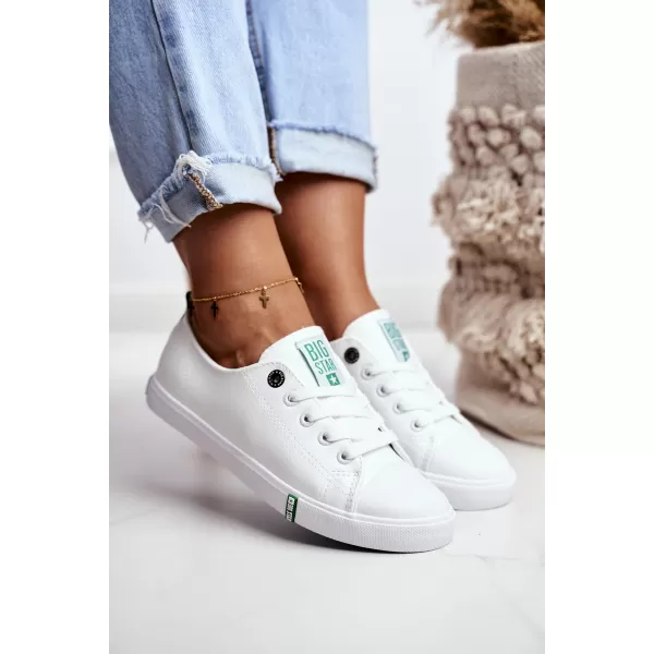  Dámske tenisky BIG STAR SHOES GG274006 WHITE/GREEN 